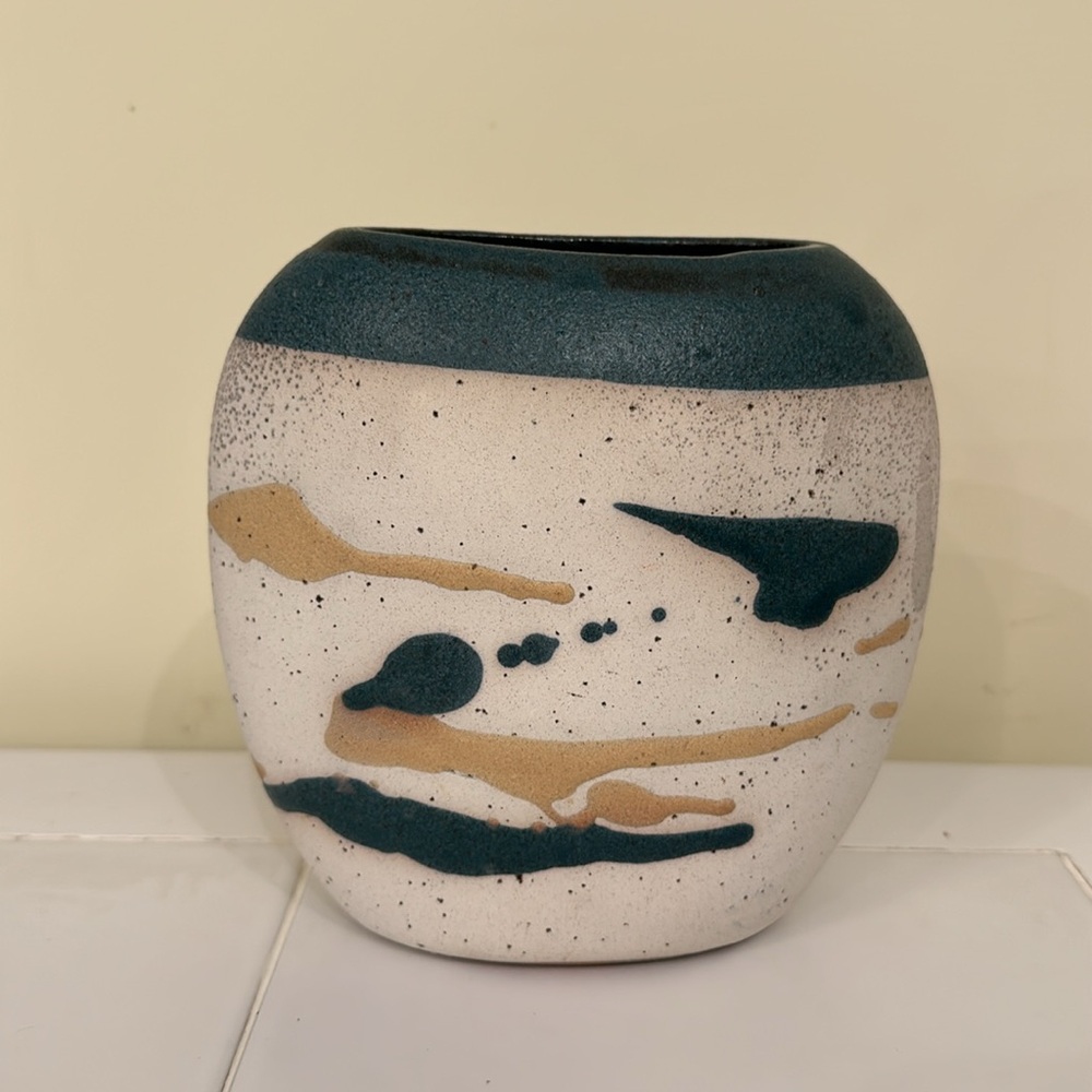 Abstract Art Ceramic Vase